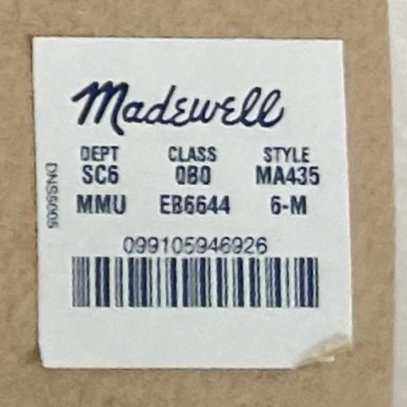 {Madewell} The Rosie Ankle Boot, Moonstone Snake Embossed Leather, Size 6, NWT - Picture 11 of 11